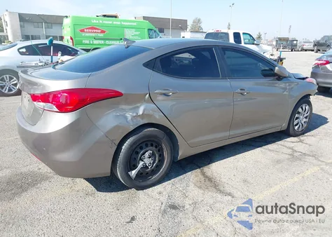 2013 Hyundai Elantra Gls z USA, uszkodzony, nr VIN 5NPDH4AE9DH231144